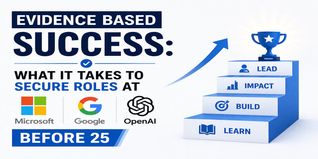 Evidence Based Success: What it Takes to Secure Roles at Microsoft Google and OpenAI Before 25